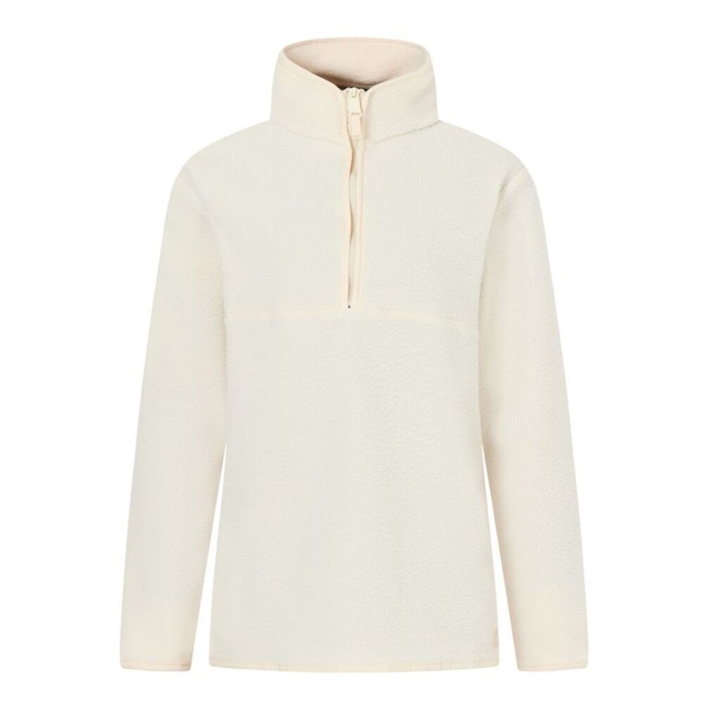 Regatta Womens/Ladies Frankie Borg Half Zip Fleece / Light Vanilla